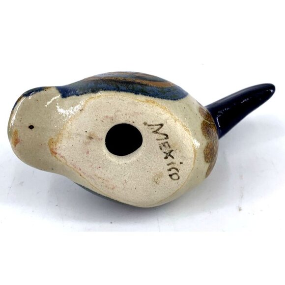 Tonala Toucan Trinket Dish Ceramic Handpainted Tropical Bird Mexico 4.5" Vtg - Picture 6 of 6